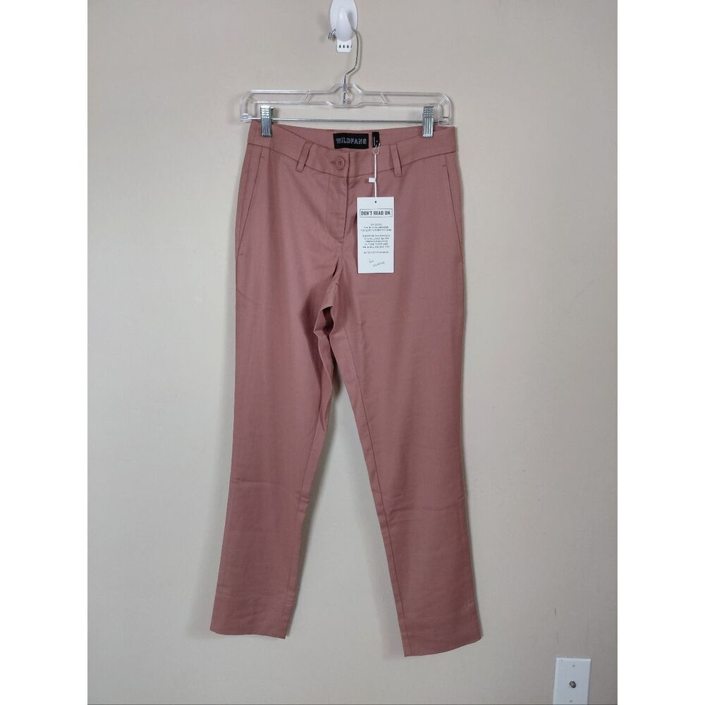 Wildfang The Empower Trouser Pants Women’s Rose Brown Size 2